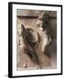 Greek Civilization, Metope of Athenian Treasury at Delphi Relief Depicting Heracles and Cycnus-null-Framed Giclee Print