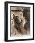 Greek Civilization, Metope of Athenian Treasury at Delphi Relief Depicting Heracles and Cycnus-null-Framed Giclee Print