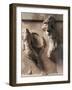 Greek Civilization, Metope of Athenian Treasury at Delphi Relief Depicting Heracles and Cycnus-null-Framed Giclee Print