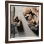Greek Civilization, Metope of Athenian Treasury at Delphi Relief Depicting Theseus and Bull-null-Framed Giclee Print