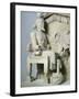 Greek Civilization, Olive-Tree Pediment, Relief Depicting Heracles Being Taken to Olympus-null-Framed Giclee Print