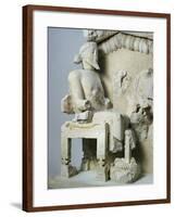 Greek Civilization, Olive-Tree Pediment, Relief Depicting Heracles Being Taken to Olympus-null-Framed Giclee Print