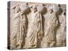 Greek Civilization, Pentelic Marble Frieze of Parthenon-null-Stretched Canvas