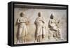 Greek Civilization, Relief Depicting Three Muses-null-Framed Stretched Canvas