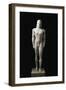 Greek Civilization Statue, Funerary Kouros, 550-540 B.C., from Volomandra, Greece-null-Framed Giclee Print