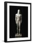 Greek Civilization Statue, Funerary Kouros, 550-540 B.C., from Volomandra, Greece-null-Framed Giclee Print