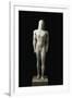 Greek Civilization Statue, Funerary Kouros, 550-540 B.C., from Volomandra, Greece-null-Framed Giclee Print