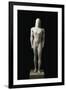 Greek Civilization Statue, Funerary Kouros, 550-540 B.C., from Volomandra, Greece-null-Framed Giclee Print