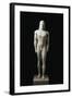 Greek Civilization Statue, Funerary Kouros, 550-540 B.C., from Volomandra, Greece-null-Framed Giclee Print