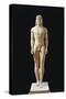 Greek Civilization Statue of Kouros, from Anavyssos, Greece-null-Stretched Canvas