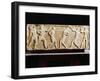 Greek Civilization, Stele Depicting Athletes at Gymnasium, from Kerameikos Necropolis in Athens-null-Framed Giclee Print