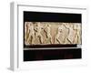 Greek Civilization, Stele Depicting Athletes at Gymnasium, from Kerameikos Necropolis in Athens-null-Framed Giclee Print