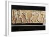 Greek Civilization, Stele Depicting Athletes at Gymnasium, from Kerameikos Necropolis in Athens-null-Framed Giclee Print