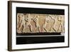 Greek Civilization, Stele Depicting Athletes at Gymnasium, from Kerameikos Necropolis in Athens-null-Framed Giclee Print
