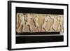 Greek Civilization, Stele Depicting Athletes at Gymnasium, from Kerameikos Necropolis in Athens-null-Framed Giclee Print