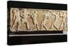 Greek Civilization, Stele Depicting Athletes at Gymnasium, from Kerameikos Necropolis in Athens-null-Stretched Canvas