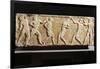 Greek Civilization, Stele Depicting Athletes at Gymnasium, from Kerameikos Necropolis in Athens-null-Framed Giclee Print