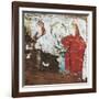 Greek Civilization, Votive Tablet Depicting Group of Women, from Corinth-null-Framed Giclee Print