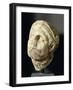 Greek Civilization, Warrior Head from Front of Athena Alea Temple at Tegea-null-Framed Giclee Print