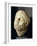 Greek Civilization, Warrior Head from Front of Athena Alea Temple at Tegea-null-Framed Giclee Print