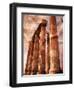 Greek Columns and Greek Carvings of Women, Temple of Zeus, Athens, Greece-Steve Satushek-Framed Photographic Print