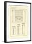 Greek Columns, Decorated Walls and Coffer Ceilings-Richard Brown-Framed Art Print