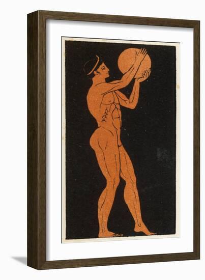 Greek Discus Thrower-null-Framed Art Print