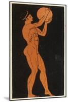 Greek Discus Thrower-null-Mounted Art Print