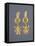 Greek Disk Earrings with Eros Pendants-null-Framed Stretched Canvas