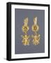 Greek Disk Earrings with Eros Pendants-null-Framed Photographic Print