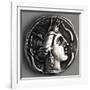 Greek Drachma Depicting Female Portrait Uncovered in Emporium, River Port of Rome-null-Framed Giclee Print