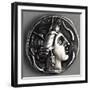 Greek Drachma Depicting Female Portrait Uncovered in Emporium, River Port of Rome-null-Framed Giclee Print