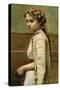 Greek Girl, Mlle. Dobigny, 1868-70-Jean Baptiste Camille Corot-Stretched Canvas