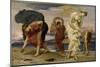 Greek Girls Picking up Pebbles by the Sea-Frederick Leighton-Mounted Giclee Print