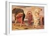 Greek Girls Picking up Pebbles-Frederick Leighton-Framed Art Print