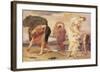 Greek Girls Picking up Pebbles-Frederic Leighton-Framed Art Print