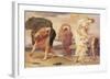 Greek Girls Picking up Pebbles-Frederic Leighton-Framed Art Print
