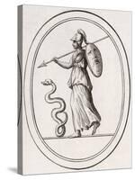 Greek Goddess of Wisdom, Patron of Athens, Adopted by the Romans as Minerva-null-Stretched Canvas