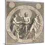 Greek Gods: Aphrodite, Cupid, Zeus and Hermes-null-Mounted Photographic Print