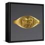 Greek Gold Ring with Engraved Sow-null-Framed Stretched Canvas