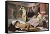 Greek Interior, 1848-Jean Leon Gerome-Framed Stretched Canvas