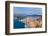 Greek Island Poros at Sunny Day-sborisov-Framed Photographic Print