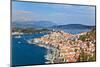 Greek Island Poros at Sunny Day-sborisov-Mounted Photographic Print