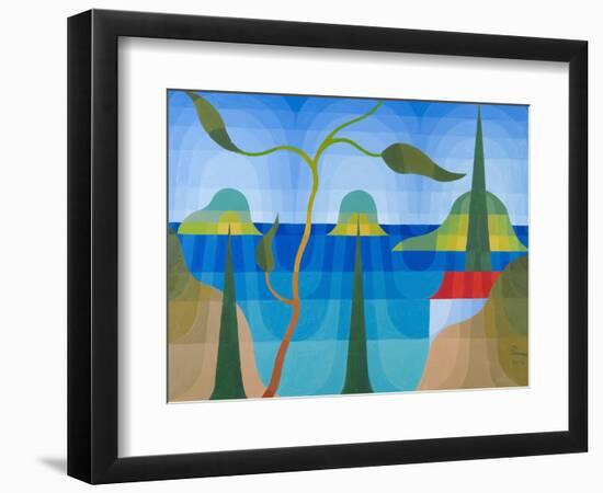 Greek Islands, 2001-Emil Parrag-Framed Premium Giclee Print