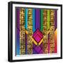 Greek Key 1-Art Deco Designs-Framed Giclee Print