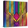 Greek Key 1-Art Deco Designs-Stretched Canvas