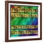 Greek Key 2-Art Deco Designs-Framed Giclee Print