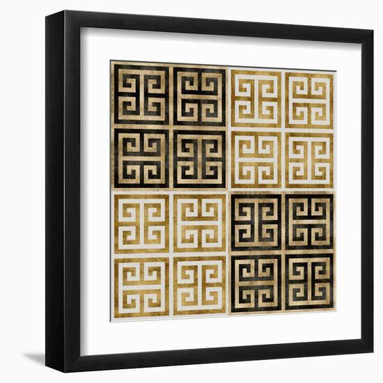 Greek Key I-Ellie Roberts-Framed Art Print