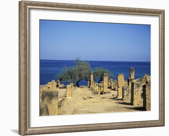 Greek Latin Cultural Center and Mausoleum, Mediterranean Sea-Michele Molinari-Framed Photographic Print