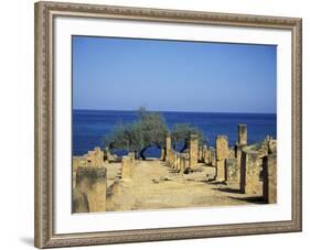 Greek Latin Cultural Center and Mausoleum, Mediterranean Sea-Michele Molinari-Framed Photographic Print